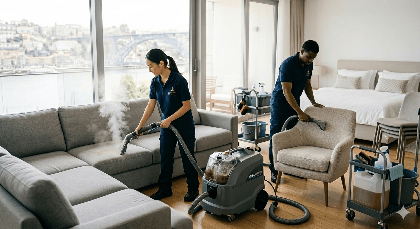 Higienização de estofos